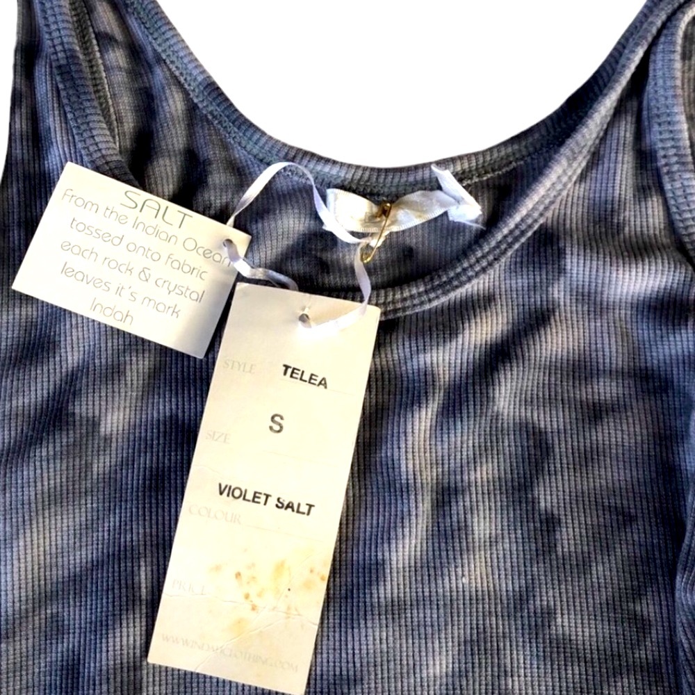 Indah Gray Tie-dye Tank Dress - Picture 5 of 10